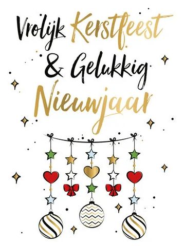 vrolijk kerstfeest gelukkig nieuwjaar